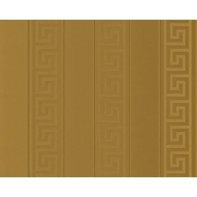 Afbeelding van STREPEN MET GRIEKSE SLEUTEL BEHANG Design goud A.S. Création Versace 3