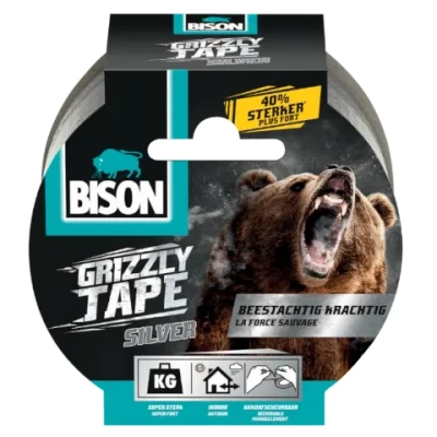 Afbeelding van Reparatietape Bison 10 meter (Grizzly tape, Waterdicht, Binnen/Buiten)