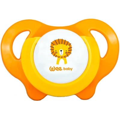 Afbeelding van Weebaby Safari Leeuw No.1 0 6 mnd Vlinder Siliconen Fopspeen MW050946