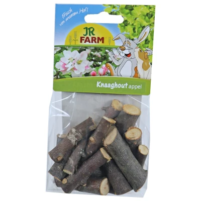 Afbeelding van Jr Farm Knaaghout Appelboom Ruwvoer 4.5 x 9 17.5 cm 100 g