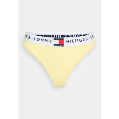 Afbeelding van Tommy Hilfiger Heritage Classic Thong String, Dames, Maat: 34, Citronella