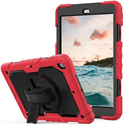 Afbeelding van Casecentive handstrap Pro Hardcase with iPad 2017 / 2018 rood