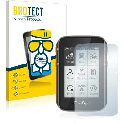 Afbeelding van BROTECT Screenprotector voor CooSpo BC200 Folie Beschermfolie Beschermglas matte