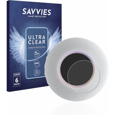 Afbeelding van Savvies (6 Stuks) Schermbeschermer voor Apple HomePod mini Screen Protector Ultra Transparant