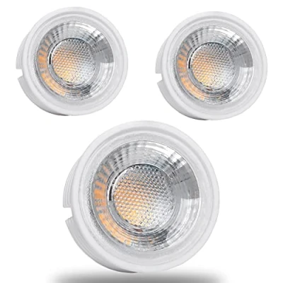 Afbeelding van YanFeiYit 3x LED module als GU10 vervanging 5W 38 dimbaar van keramiek super plat 230V lamp voor inbouwspot spot (warmwit 3000K)
