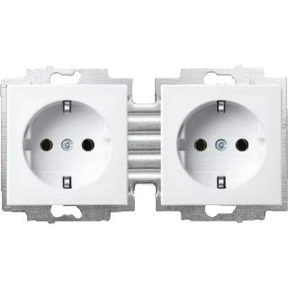 Afbeelding van ABB Busch Jaeger Balance SI Wandcontactdoos (WCD Schakelmateriaal) 2CKA002014A1483 E379G