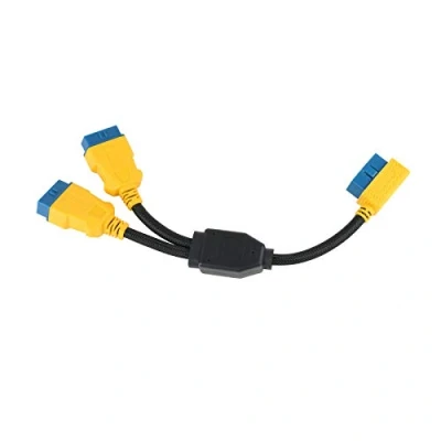 Afbeelding van OURANTOOLS OBD 2 uitbreiding splitter kabel Adapter II 16Pin 1 Mannelijk naar Vrouwelijke Diagnostische Extender Cord voor het aansluiten van codelezer &amp; Scanner Diagnostic Tool 35cm/13,77 &quot;