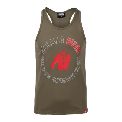 Afbeelding van Gorilla Wear Lafeyette Top, Heren, Maat: Large, Army green