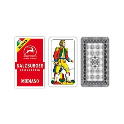 Afbeelding van Salzburger kaarten, rood super Modiano