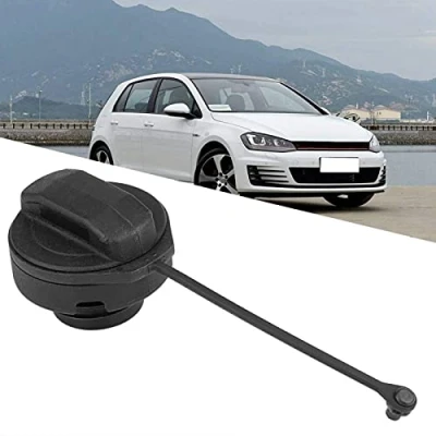 Afbeelding van Tankdop, 1H0201553B Plastic Zwart Benzinedop Stookolie Tank Cover Fit voor A1 A2 A3 A4 A6 A8, BORA, Octavia