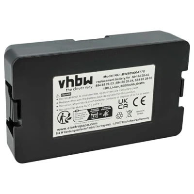 Afbeelding van vhbw Accuvervanging voor McCulloch 5932472 01, 593 24 72 01 robotmaaier (3Ah, 18V, Li Ion)