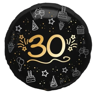 Afbeelding van Folat Folieballon shining glam 30 jaar 1 stuks 45 cm