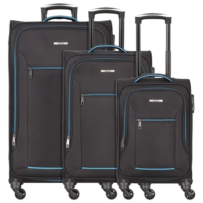 Afbeelding van Nowi SET Sevilla 4 Trolley 75 CM Kofferset, Maat: One Size, Sz blau