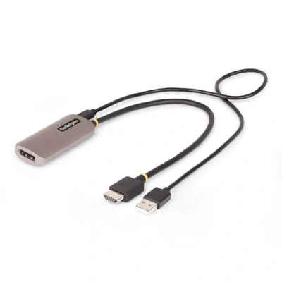 Afbeelding van StarTech.com 30cm HDMI naar DisplayPort Adapter Kabel, 8K 60Hz, Actieve 2.1 DP 1.4 Video C