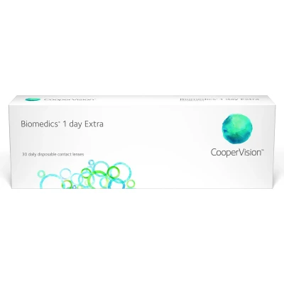 Afbeelding van 1.25 Biomedics® 1 day Extra 30 pack Daglenzen BC 8.60 Contactlenzen