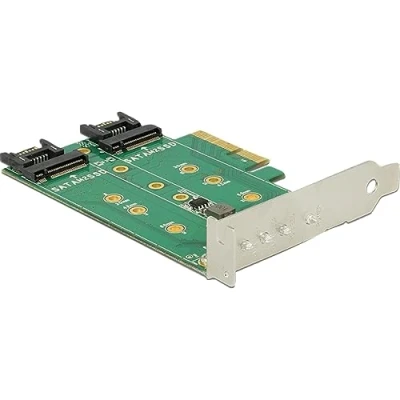 Afbeelding van Delock PCI Express Card&gt;3 x M.2 Slot Low Profile Form Factor