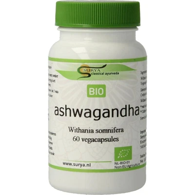 Afbeelding van Surya Aswagandha Bio, 60 capsules