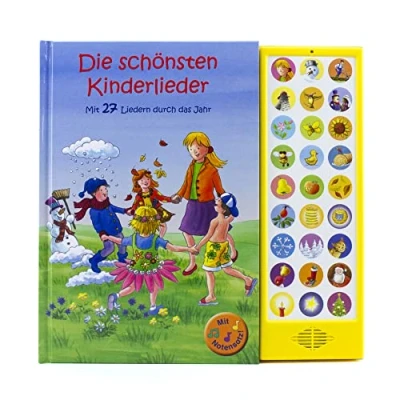 Afbeelding van Die Schönsten Kinderlieder, mit 27 Liedern durch das Jahr: bekannten Kinderliedern