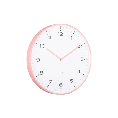 Afbeelding van Karlsson Wandklok Circus Rings Flamingo pink Ø40cm