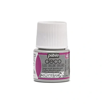 Afbeelding van PEBEO 45ml Deco Br, Acryl, Medium Grijs, 7 x 4,5 cm