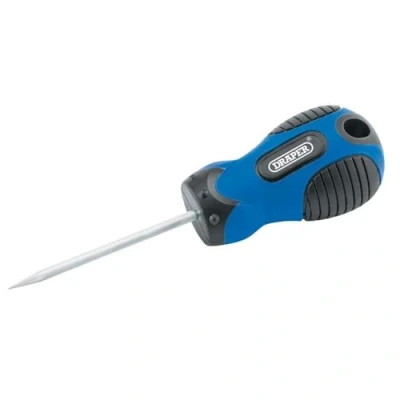 Afbeelding van Draper 54245 Schreiner Ahle met zachte grip, 75 mm, blauw