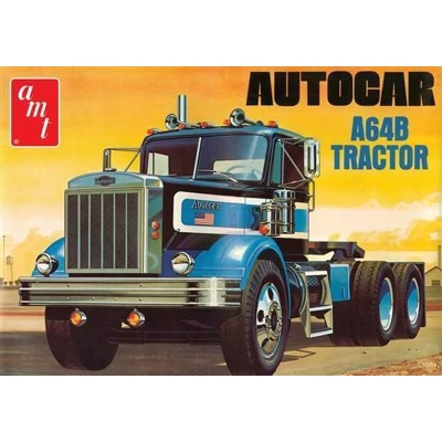 Afbeelding van 1:25 AMT 1099 Autocar A64B Semi Tractor Plastic Modelbouwpakket