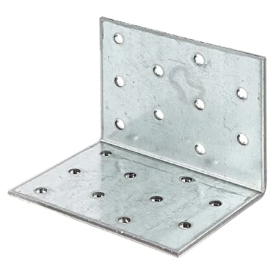 Afbeelding van Alberts 330804 Geperforeerde plaathoek sendzimir verzinkt 60 x 80 mm set van 15
