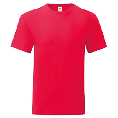 Afbeelding van Fruit of the Loom Iconic t heren shirt multipack maat S 5XL, rood, XL