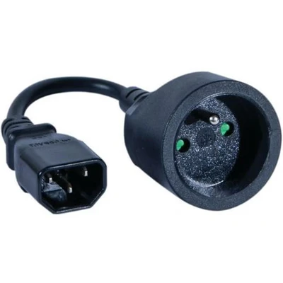 Afbeelding van Adapter IEC C14 / CEE7 vrouwelijk