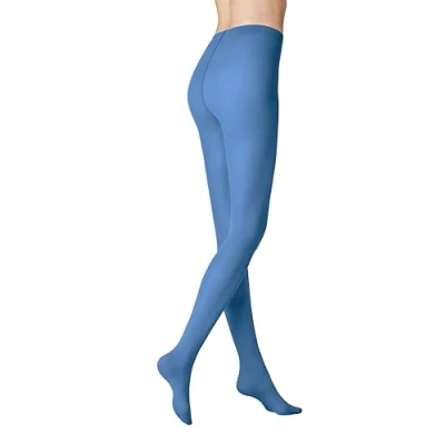 Afbeelding van KUNERT Damespanty Velvet 40 semi ondoorzichtig, mat glinsterend, DEN, Bright Blue 1523, 48 50