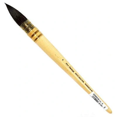 Afbeelding van Winsor &amp; Newton 5250310 Pure Squirrel Wash, Frans aquarelpenseel Petit Gris Penseel Nr. 10 20 mm,