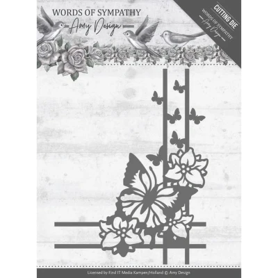 Afbeelding van Dies Amy Design Words of Sympathy Corner