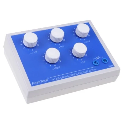 Afbeelding van Peaktech 3275 capaciteit decade box met draaischakelaar 0,1nF tot 11,111 µF