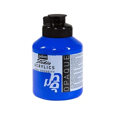 Afbeelding van PEBEO 171014 500 ml Studio Acrylverf, Kobaltblauwe tint