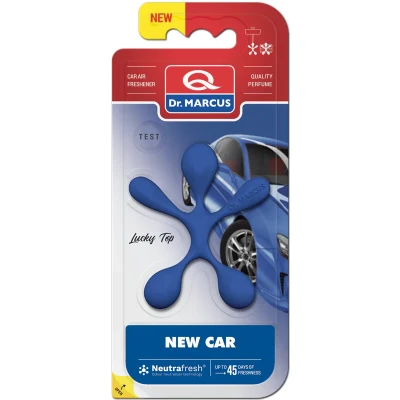 Afbeelding van Dr. Marcus Lucky Top New Car Luchtverfrisser Neutrafresh Technologie Langdurige Geurverspreiding Autogeurtje