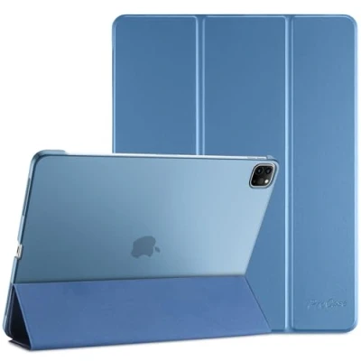 Afbeelding van ProCase Hoes voor iPad Air 13 inch M2 2024 /iPad Pro 12,9 (6/5/4/3 Gen) drievoudige beschermhoes, ultradun, licht, Smart Case Cover 13&quot; (M2) 2024/iPad 2022/2021/2020/2018,