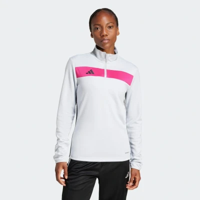 Afbeelding van adidas Performance TIRO Essentials Sweater, Dames, Maat: Large, Clear grey/real magenta