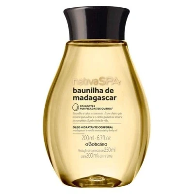 Afbeelding van Boticario Linha Nativa Spa (Baunilha de Madagascar) Oleo Hidratante Corporal 200 ml (Boticario (Vanilla from Collection Body Moisturizing Oil 6.7 Fl Oz)