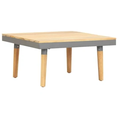 Afbeelding van Tuintafel 60x60x31,5 cm massief acaciahout