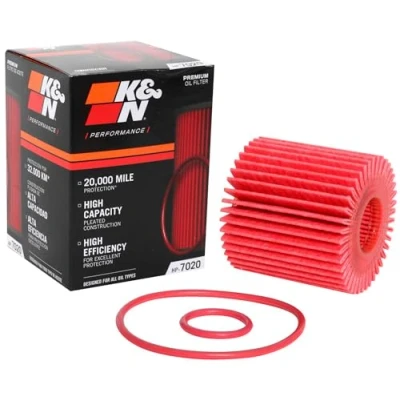 Afbeelding van K&amp;N Oliefilter High Performance Series compatibel met Lexus, Lotus, Scion, Toyota (HP 7020)
