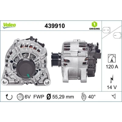 Afbeelding van Valeo Alternator/Dynamo 439910