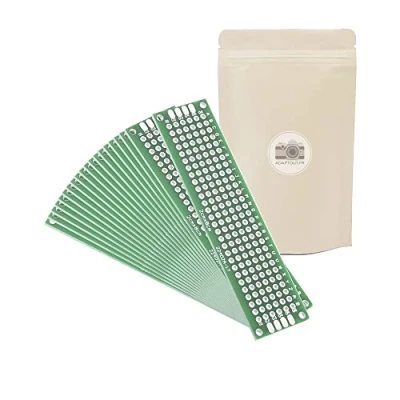 Afbeelding van 10 x PCB board 2 8 cm elektronica training modelbouw standaard componenten Raspberry printplaat