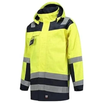 Afbeelding van Tricorp 403009 Parka Multinorm Bicolor Fluo Geel/Inkt 5XL