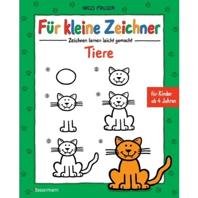 Afbeelding van für kleine Zeichner Tiere: Zeichnen lernen leicht gemacht Kinder ab 4 Jahren