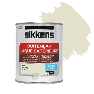 Afbeelding van SIKKENS BUITENLAK ZIJDEGLANS RAL 9001 0.75 L