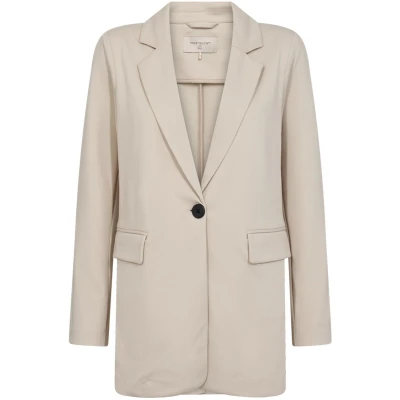 Afbeelding van Freequent Blazer Fqnanni Ja Fashion Struc 126724 Moonbeam Dames Maat XS