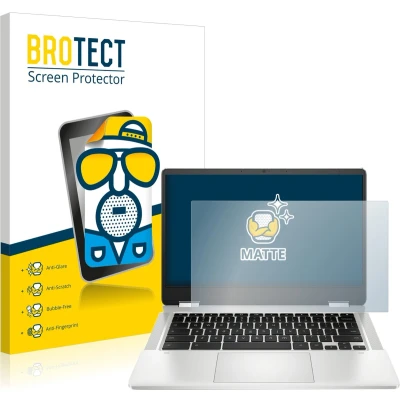 Afbeelding van BROTECT Screenprotector voor HP Chromebook x360 14a ca0219ng Folie Beschermfolie matte