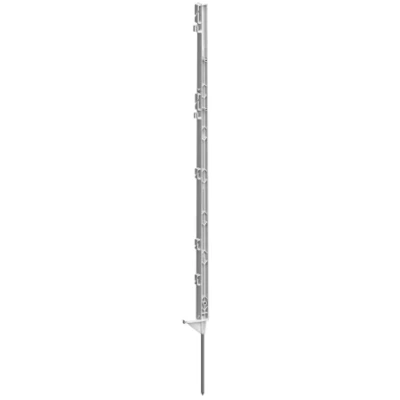 Afbeelding van Agradi Power Kunststofpaal Classic Enkel Wit 105cm 5 Stuks