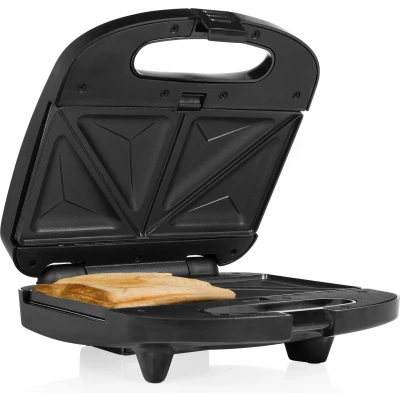Afbeelding van Tristar tosti ijzer SA 3070 3 in 1 met , grill en wafelplaten Anti aanbaklaag 800W Zwart/RVS