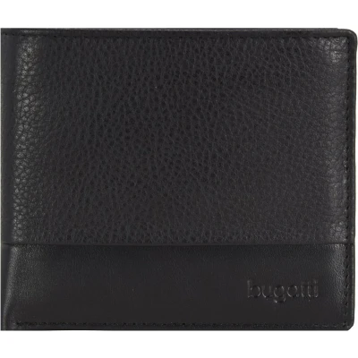 Afbeelding van bugatti Atlanta Portemonnee, Heren, Maat: One Size, Black